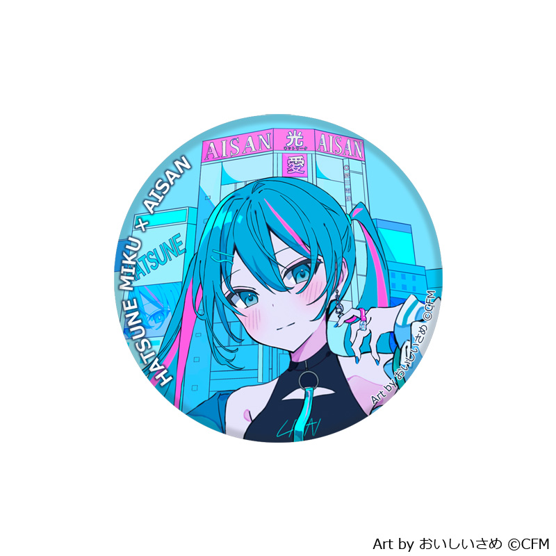 受注販売】初音ミク×AISAN ホログラム缶バッジ | AISAN eショップ